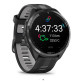 Forerunner® 965 - Carbon Grey DLC Titanium Bezel with Black Case and Black/Powder Grey Silicone Band - 010-02809-10 - Garmin